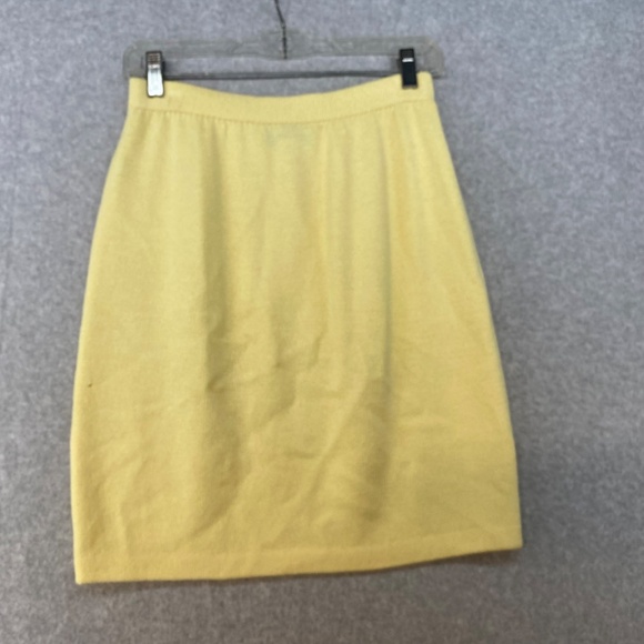 St John Collection Skirt Size 4 Santana Knit Wool Blend Stretch Pencil Knee Lgth - Picture 3 of 5